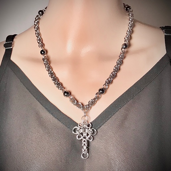 Artisan Non-Magnetic Hematite and Jewelry Set - Picture 1 of 8